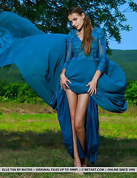 Elle Sunna denuded just about dispirited Cast a spell over portico - MetArt.com